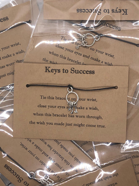 Keys to Success Wish Bracelet